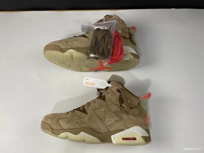 Travis 6 Jordan Scott Retro Air DH0690-200 British Khaki 0714